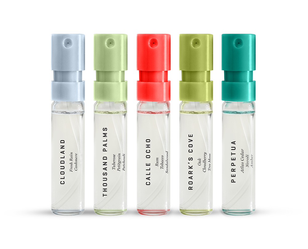 5 sample vials