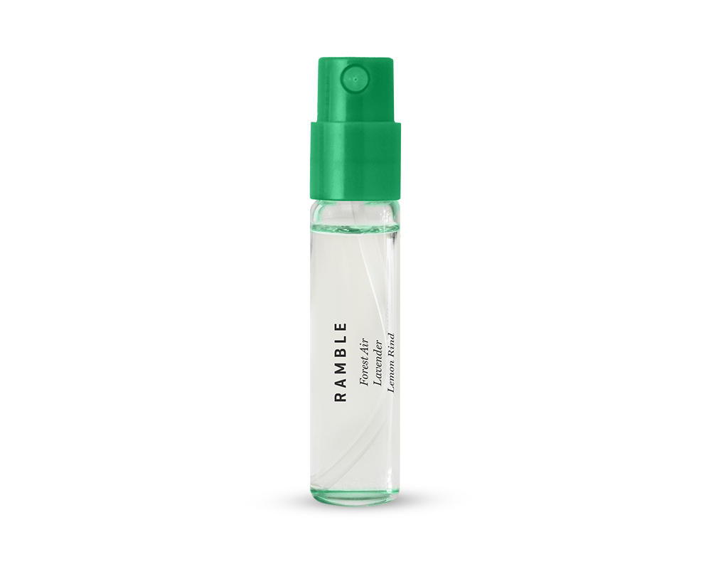 ramble fragrance sample vial