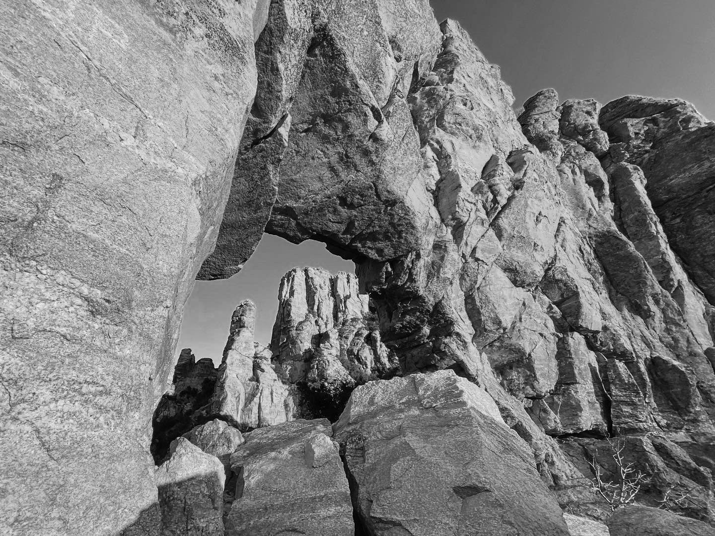 image of the window peak rock formation